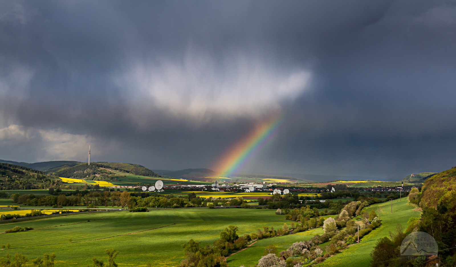 Regenbogen nach einem Gewitter